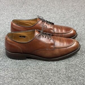 Allen Edmonds Bradley Split Toe Dress Shoes Men Size 9.5 D Brown Leather